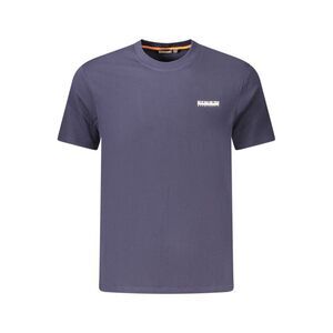 Napapijri Blue Cotton Men Men's T-Shirt